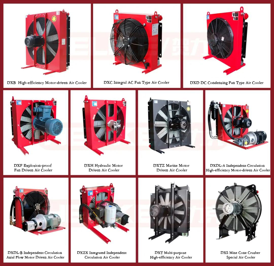 4.What are the common problems of hydraulic oil air cooler